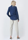 Salsa Slim Denim Shirt, Dark Blue