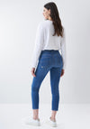 Salsa Push In Glamour Cropped Slim Jeans, Blue