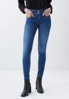 Salsa Secret Push in Skinny Jeans, Medium Blue Denim