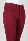 Salsa Secret Push in Slim Leg Jeans, Wine