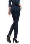 Salsa Secret Soft Touch Push in Skinny Jeans, Dark Blue Denim