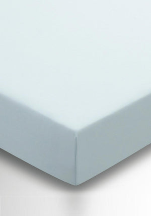 Sanderson 220 Thread Count Fitted Sheet, Dove Blue