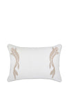 Sanderson Lotus Leaf Cushion, Ivory