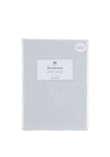 Sanderson 220 Thread Cotton Count Flat Sheet, Silver