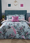 Sara Miller Ornamental Peacock Duvet Set, Dusky Blue