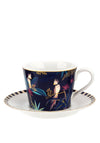 Sara Miller Cockatoo Teacup & Saucer