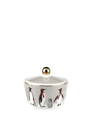 Sara Miller Penguin Small Lidded Bowl