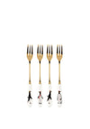 Sara Miller Penguin Set of 4 Pastry Forks