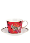 Sara Miller Zebra Teacup & Saucer