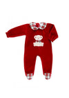 Sardon Baby Teddy Bodysuit, Red