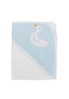 Sardon Baby Duck Towel and Bib Gift Set, Blue