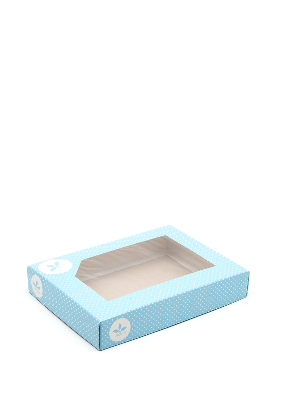 Sardon Baby Boys Stork Gift Box Blanket, Blue