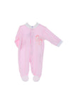Sardon Baby Girls Foot Sleepsuit, Pink