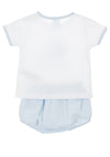 Sardon Baby Boys Rocking Horse Top and Shorts Set, Blue