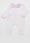 Sardon Baby Girls Polka Dot Bodysuit, Pink