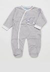 Sardon Baby Girls Elephant Bodysuit, Grey