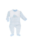 Sardon Baby Boy Stripped Bodysuit, Blue