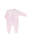 Sardon Baby Girl Bunny Bodysuit, Pink