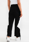 Ever Sassy Straight Panel Trousers, Black & White