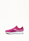Saucony Girls Ride 14 Form Fit Trainers, Pink