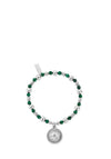 ChloBo Wandering Free Malachite Bracelet, Silver