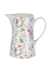 Shannon Bridge Ireland Bird Blossom Pint Jug, White/Multi Floral Print