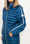Normann Sporty Sleeve Quilted Jacket, Blue