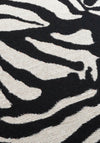 Scatter Box Rey 43x43cm Cushion, Black & Beige