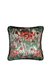 Scatter Box Shelby Fringed 43x43cm Cushion, Green