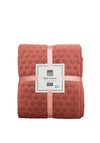Scatter Box Halo Throw, Antique Rose