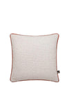 Scatterbox Leighton Piped Boucle Cushion, Ecru