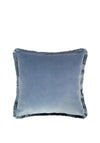 Scatterbox Fringed Avari Feather 43x43cm Cushion, Blue