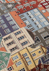 Scatter Box Townscape Textured 43x43cm Cushion, Oatmeal