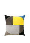 Scatterbox Luxurious Feather Filled Zodiac Cushion, Ochre/Grey