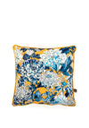 Scatterbox Sakura Cushion, Yellow & Blue