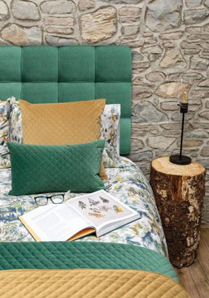 Scatter Box Seren Duvet Cover Set, Chartruese Blue