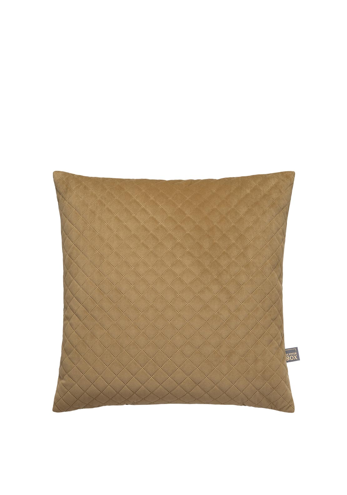 Scatterbox Erin Diamond Feather Cushion, Chartreuse - McElhinneys