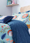 Scion Living Jackfruit & Beanstalk Duvet Cover Set, Sky Multi