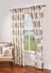 Scatterbox Celine Floral Fully Lined Ready-Made curtains, 66 X 72in, Ochre