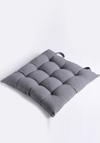 Scatterbox Pintuck Seat Pad, 40 x 40cm Grey
