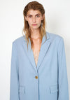 Second Female Siana Blazer Jacket, Blue Shadow