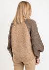 Second Female Gunhild Wool Knit Cardigan, Brown Multi