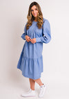 Second Female Ulla Cotton Dress, Blue Bonnet