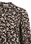 Second Female Annie Floral Print Buttoned Shirt Dress, Black Multi