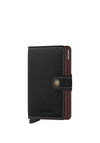 Secrid Mini Card Wallet, Saffiano Brown