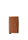 Secrid Leather Mini Wallet, Original Cognac