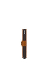 Secrid Leather Mini Wallet, Original Cognac