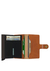 Secrid Leather Mini Wallet, Original Cognac