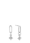 ChloBo Divine Journey Link Earrings, Silver