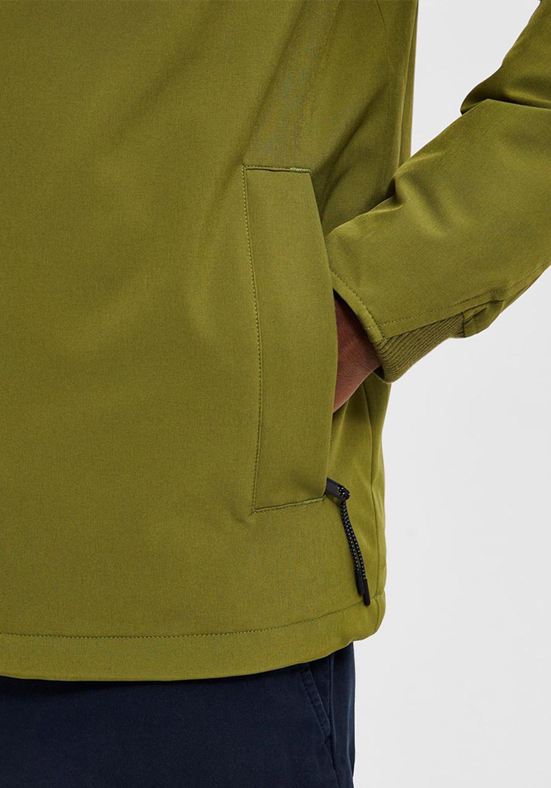 Selected Homme Atlanta Padded Jacket, Olive Branch